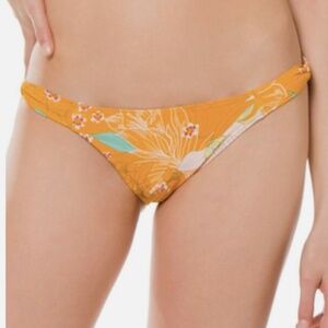 NWT O'Neill Riviera Loop Side Floral Bikini Bottom Size Medium